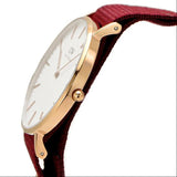 Daniel Wellington Classic Roselyn White Dial Red NATO Strap Watch For Women - DW00100271 Authentic Buy Shop Now