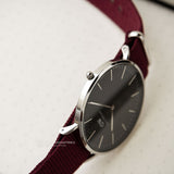 Daniel Wellington Classic Roselyn Black Dial Red NATO Strap Dial Watch For Women - DW00100270 Authentic Buy Shop Now