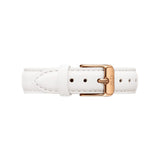 Daniel Wellington Classic Petite Bondi Black Dial White Leather Strap Watch For Women - DW00100283 Authentic Buy Shop Now