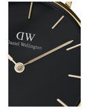 Daniel Wellington Classic Petite Black Dial Gold Mesh Bracelet Watch For Women - DW00100347 Authentic Buy Shop Now