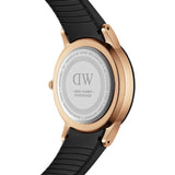 Daniel Wellington Iconic Motion Black Dial Black Rubber Strap Watch For Men - DW00100425 Authentic Buy Shop Now