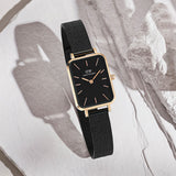 Daniel Wellington Quadro Ashfield Black Dial Black Mesh Strap Watch For Women - DW00100433 Authentic Buy Shop Now