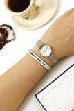 Daniel Wellington Classic Petite Sterling White Dial Silver Mesh Bracelet Watch for Women - DW00100442 Authentic Buy Shop Now