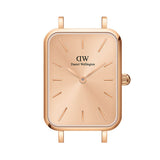 Daniel Wellington Quadro Unitone Rose Gold Dial Rose Gold Mesh Strap Watch For Women - DW00100484 Authentic Buy Shop Now
