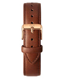 Daniel Wellington Iconic Chronograph St Mawes Brown Dial Brown Leather Strap Watch For Men - DW00100640 Authentic Buy Shop Now