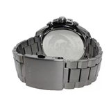 Diesel Mega Chief Chronograph Grey Dial Grey Steel Strap Watch For Men - DZ4466 Authentic Buy Shop Now