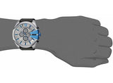 Diesel Mega Chief Chronograph Black Dial Black Nylon Strap Watch For Men - DZ4500 Authentic Buy Shop Now