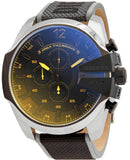 Diesel Mega Chief Chronograph Black Dial Grey Nylon Strap Watch For Men - DZ4523 Authentic Buy Shop Now