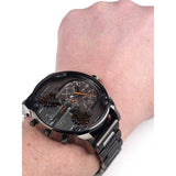 Diesel Mr Daddy 2.0 Chronograph Grey Dial Grey Steel Strap Watch For Men - DZ7315 Authentic Buy Shop Now