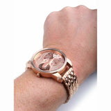 Diesel Mini Daddy Rose Gold Dial Rose Gold Steel Strap Watch For Men - DZ7318 Authentic Buy Shop Now
