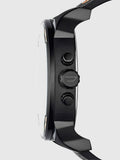 Diesel Mr Daddy 2.0 Chronograph Black Dial Black Leather Strap Watch For Men - DZ7350 Authentic Buy Shop Now