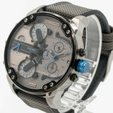 Diesel Mr Daddy 2.0 Chronograph Grey Dial Black Nylon Strap Watch For Men - DZ7420 Authentic Buy Shop Now