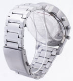 Diesel Mr. Daddy Chronograph Silver Dial Silver Steel Strap Watch For Men - DZ7421 Authentic Buy Shop Now