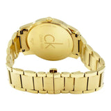 Calvin Klein City White Dial Gold Steel Strap Watch for Women - K2G23546 Authentic Buy Shop Now