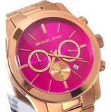 Michael Kors Runway Pink Dial Rose Gold Steel Strap Watch for Women - MK5931 Authentic Buy Shop Now