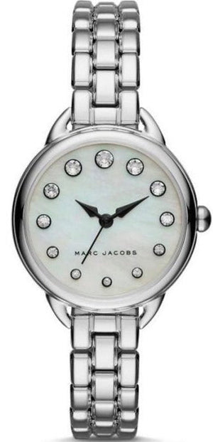 Marc Jacobs Betty Mother of Pearl White Dial Silver Steel Strap Watch for Women - MJ3510 Authentic Buy Shop Now