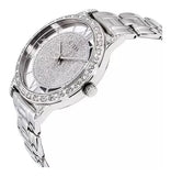 Guess Ethereal Diamonds Silver Dial Silver Steel Strap Watch for Women - W1013L1 Authentic Buy Shop Now