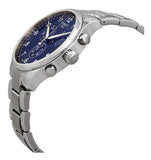 Tissot T Sport Chrono XL Chronograph Blue Dial Silver Steel Strap Watch For Men - T116.617.11.047.00 Authentic Buy Shop Now