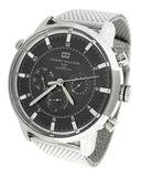 Tommy Hilfiger Harrison Quartz Grey Dial Silver Mesh Bracelet Watch for Men - 1790877 Authentic Buy Shop Now