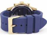 Guess Sunrise Blue Dial with Diamonds Blue Rubber Strap Watch For Women - W0616L2 Authentic Buy Shop Now