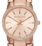 Michael Kors Nini Quartz Crystals Rose Gold Dial Rose Go Watch For Women - MK3236 Authentic Buy Shop Now