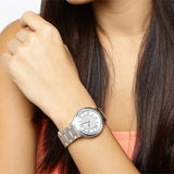 Guess Madison Diamonds Silver Dial Silver Steel Strap Watch for Women - W0637L1 Authentic Buy Shop Now