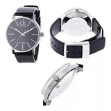Calvin Klein Minimal Black Dial Black Leather Strap Watch for Men - K7621107 Authentic Buy Shop Now