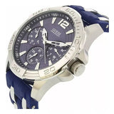 Guess Oasis Multifunction Blue Dial Two Tone Steel Strap Watch for Men- W0366G2 Authentic Buy Shop Now