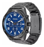 Fossil Brox Multifunction Blue Dial Grey Steel Strap Watch for Men - BQ2798 Authentic Buy Shop Now