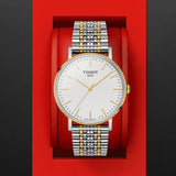 Tissot Everytime Medium White Dial Two Tone Mesh Bracelet Watch For Men - T109.410.22.031.00 Authentic Buy Shop Now