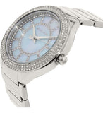 Michael Kors Kerry Mother of Pearl Dial Silver Stainless Steel Strap Watch for Women - MK3395 Authentic Buy Shop Now