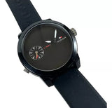 Tommy Hilfiger Denim Black Dial Black Rubber Strap Watch for Men - 1791326 Authentic Buy Shop Now