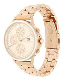 Tommy Hilfiger Carly Rose Gold Dial Rose Gold Steel Strap Watch for Women - 1781788 Authentic Buy Shop Now