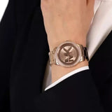 Michael Kors Tibby Quartz Rose Gold Dial Rose Gold Steel Strap Watch For Women - MK6880 Authentic Buy Shop Now