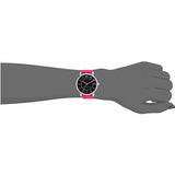 Marc Jacobs Roxy Black Dial Pink Leather Strap Watch for Women - MJ1535 Authentic Buy Shop Now