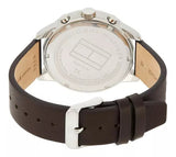 Tommy Hilfiger Chase Quartz Black Dial Brown Leather Strap Watch for Men - 1791577 Authentic Buy Shop Now