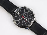 Tommy Hilfiger Luke Quartz Black Dial Black Leather Strap Watch for Men - 1791117 Authentic Buy Shop Now