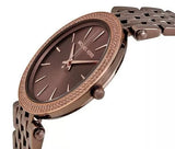Michael Kors Darci Quartz Brown Dial Brown Steel Strap Watch For Women - MK3416 Authentic Buy Shop Now