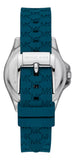 Michael Kors Mini Pilot Pave Blue Dial Blue Silicone Strap Watch for Women - MKO1004 Authentic Buy Shop Now