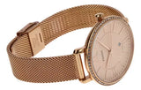 Fossil Jacqueline Quartz Rose Gold Dial Rose Gold Mesh Strap Watch for Women - ES4628 Authentic Buy Shop Now
