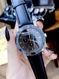 Burberry The City Black Dial Black Leather Strap Watch for Men - BU9382 Authentic Buy Shop Now