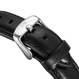 Daniel Wellington Dapper Sheffield White Dial Black Leather Strap Watch For Men - DW00100088 Authentic Buy Shop Now