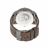 Diesel Mini Daddy Analog Blue Dial Brown Leather Strap Watch For Men - DZ7339 Authentic Buy Shop Now