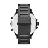 Diesel Big Daddy Chronograph Black Dial Black Steel Strap Watch For Men - DZ7312 Authentic Buy Shop Now