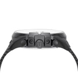 Diesel Mega Chief Chronograph Black Dial Black Mesh Strap Watch For Men - DZ4527 Authentic Buy Shop Now