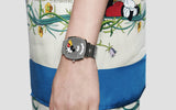 Gucci Grip Disney Mickey Mouse Silver Dial Silver Steel Strap Watch For Women - YA157418 Authentic Buy Shop Now