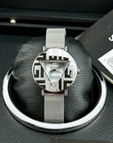 Guess Iconic Quartz Silver Dial Silver Mesh Bracelet Watch For Women - GW0527L1 Authentic Buy Shop Now