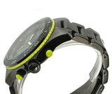 Marc Jacobs Rock Chronograph Black Dial Black Steel Strap Watch for Men - MBM5026 Authentic Buy Shop Now