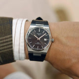 Tissot PRX Powermatic 80 Black Dial Black Leather Strap Watch for Men - T137.407.16.051.00 Authentic Buy Shop Now