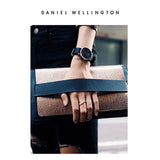 Daniel Wellington Classic Cornwall Quartz Black Dial Black Nylon Strap Watch For Women - DW00100151 Authentic Buy Shop Now